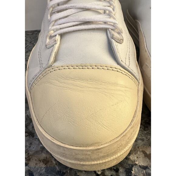 Y-3 ADIDAS YOHJI YAMAMOTO YUBEN WHITE MID LEATHER SNEAKERS FX0567 SZ 12.5 main image 9